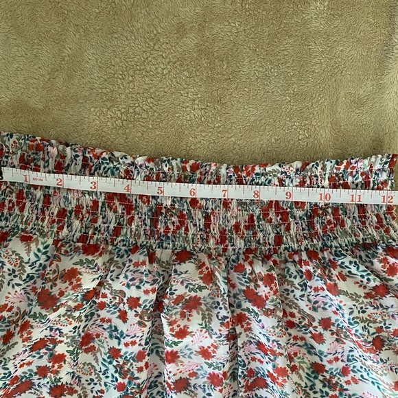 KENDALL & KYLIE Floral Maxi Ruffle Skirt - Size L - Picture 8 of 8
